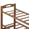 Basicwise Bamboo Storage Shoe Rack, Free Standing Shoe Organizer Storage Rack, 4 Tier QI004330.4 - alternate 5